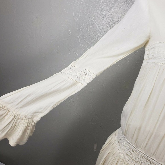 TULAROSA Cream Berkley Prairie Lace Mini Dress XS - Picture 4 of 11